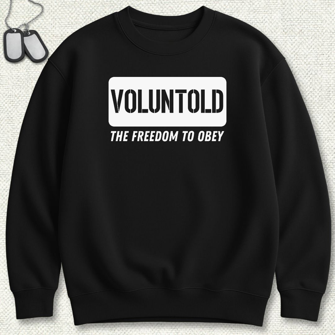 Voluntold Sweatshirt - Black