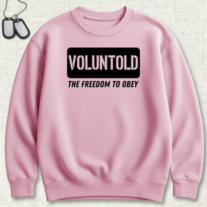 Voluntold Sweatshirt - Pink