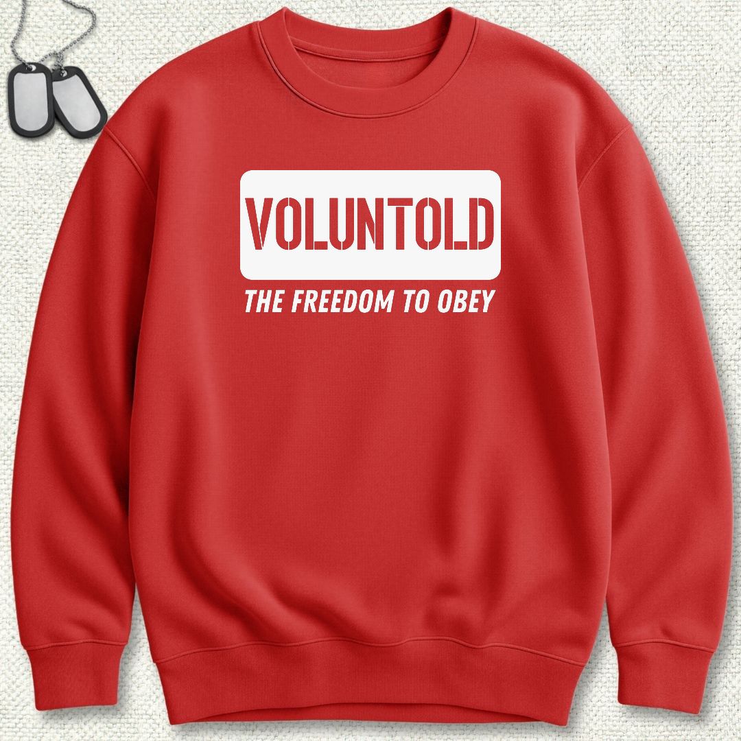 Voluntold Sweatshirt - Red