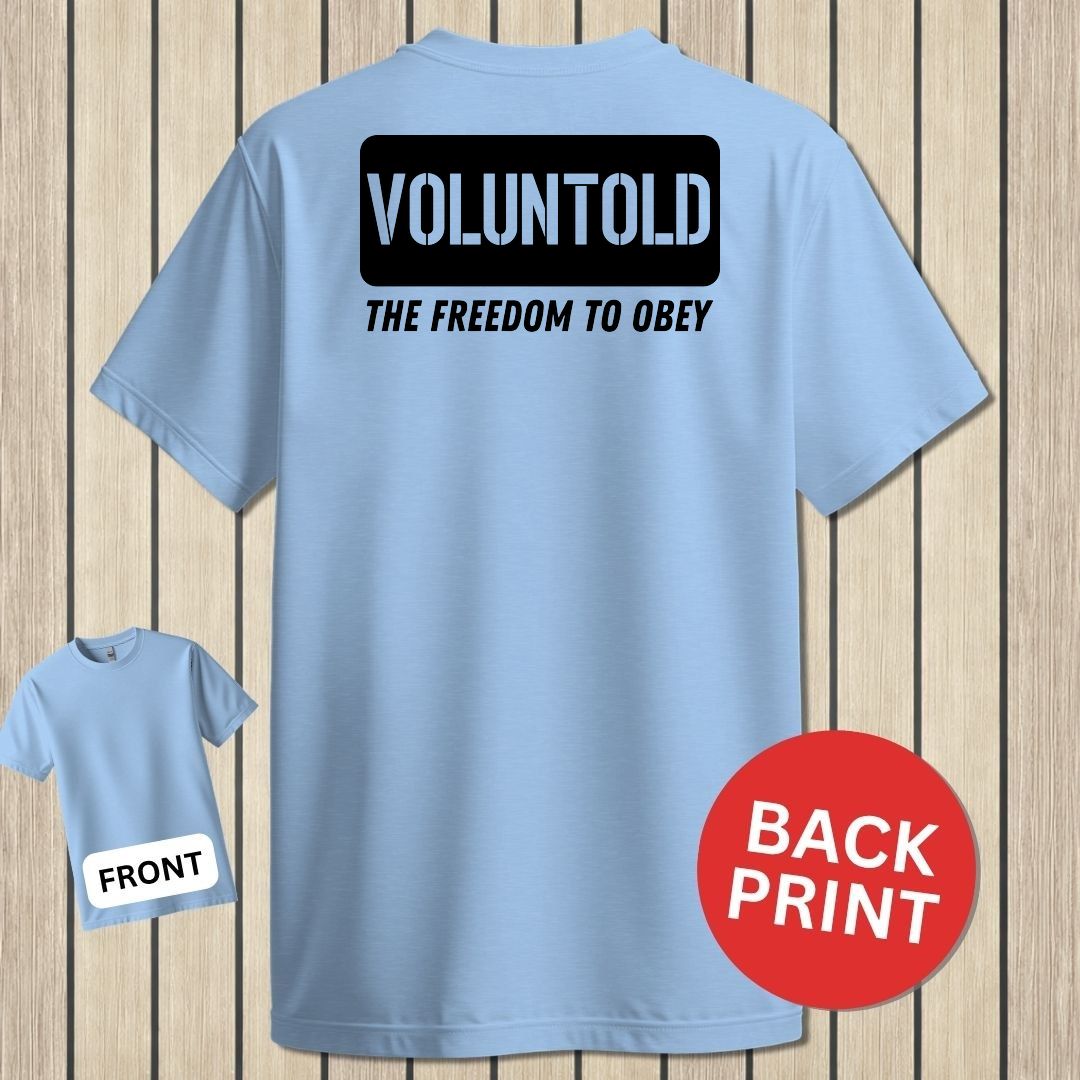 Voluntold - Light Blue