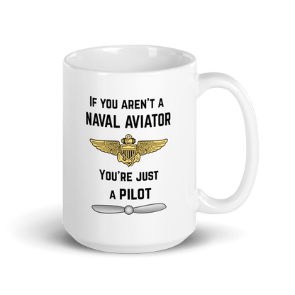 NavyHumor GEAR Naval Aviator Mug (white)