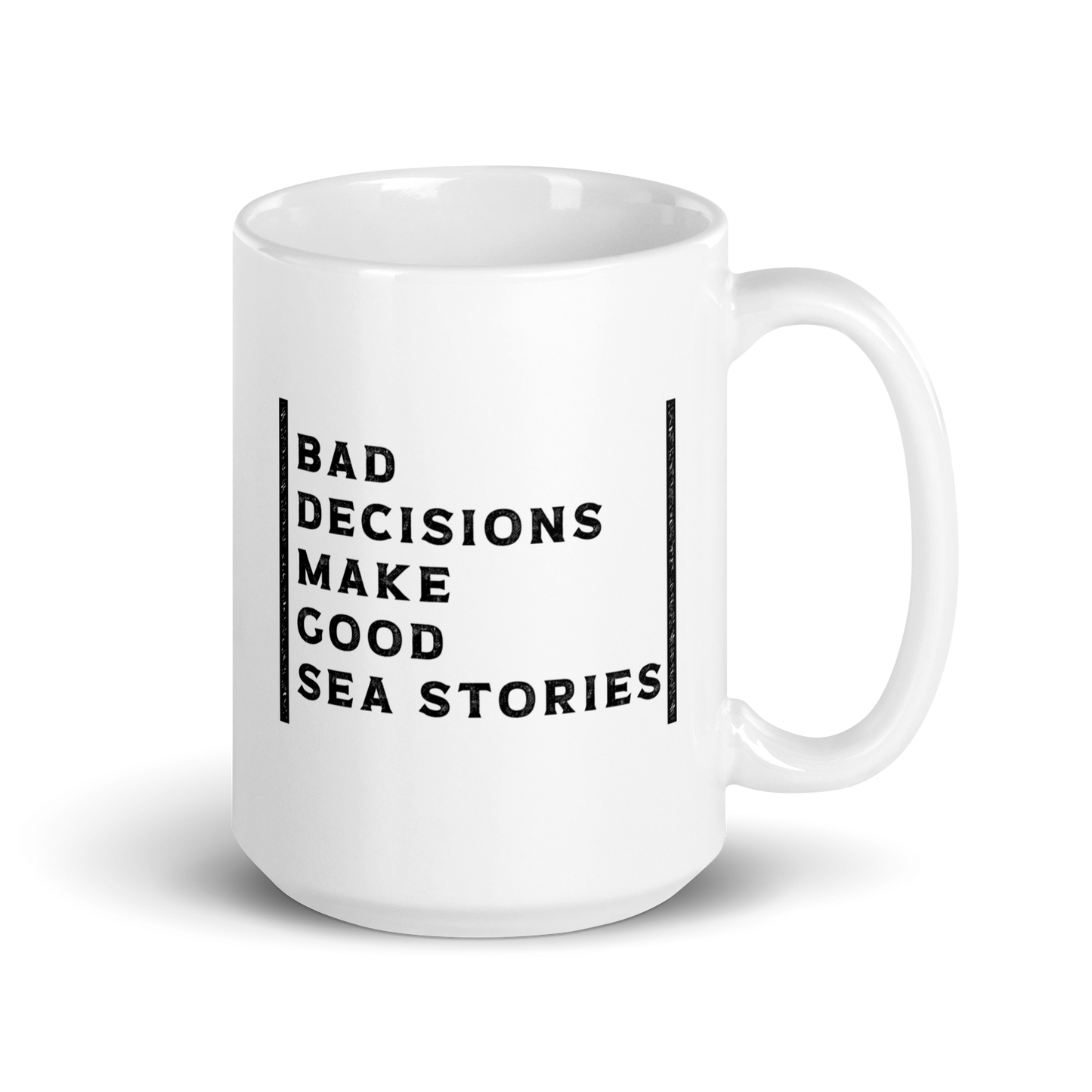 Bad Decisions Mug (white)