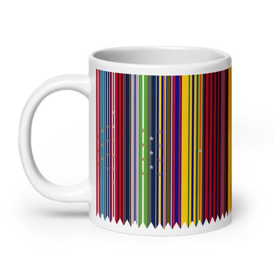 Navy Streamers Mug