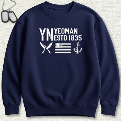 YN - Flag & Anchor Sweatshirt