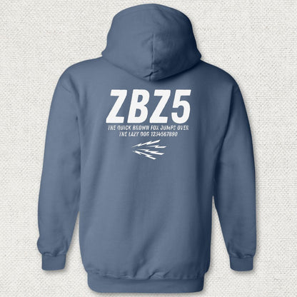 ZBZ5 Hoodie - Heather Navy