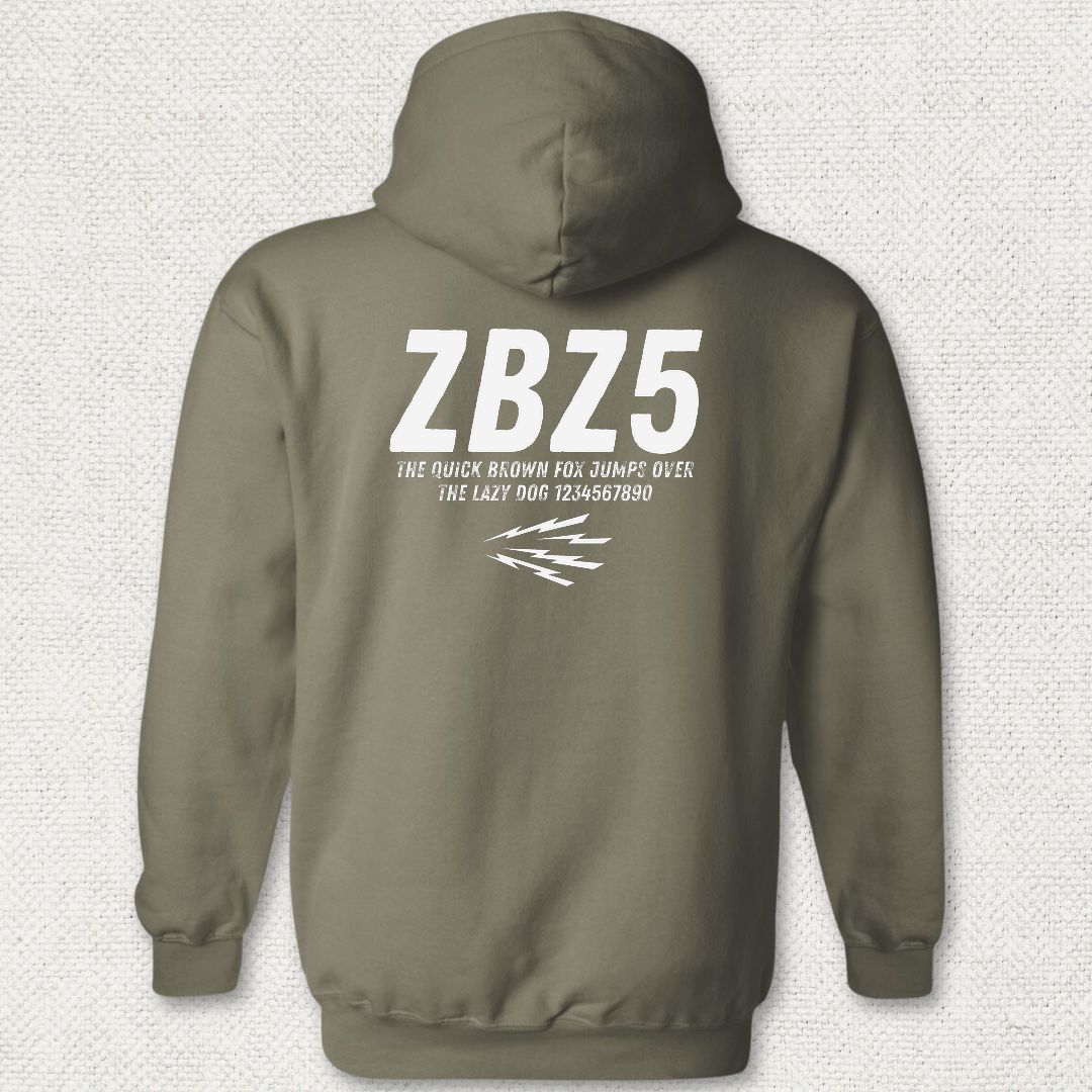 ZBZ5 Hoodie - Military Green