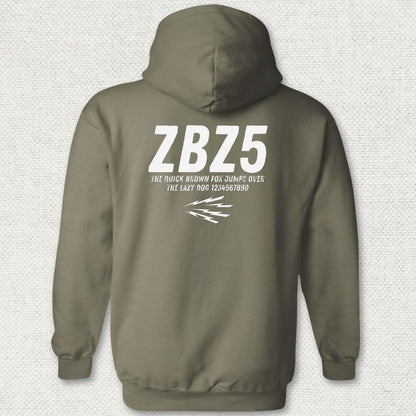 ZBZ5 Hoodie - Military Green