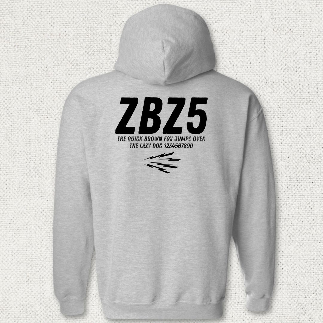 ZBZ5 Hoodie - Sport Grey