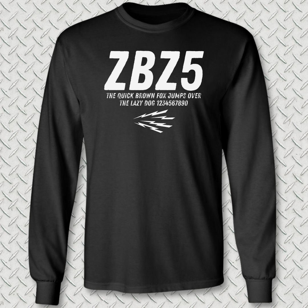 ZBZ5 Long Sleeve Tee - Black