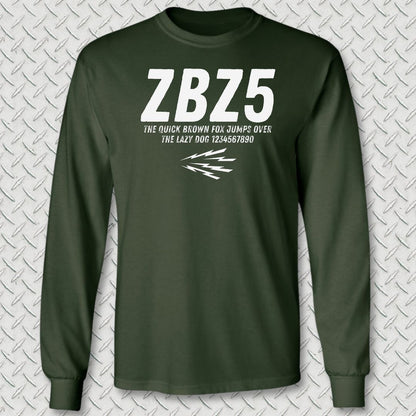ZBZ5 Long Sleeve Tee - Forest Green