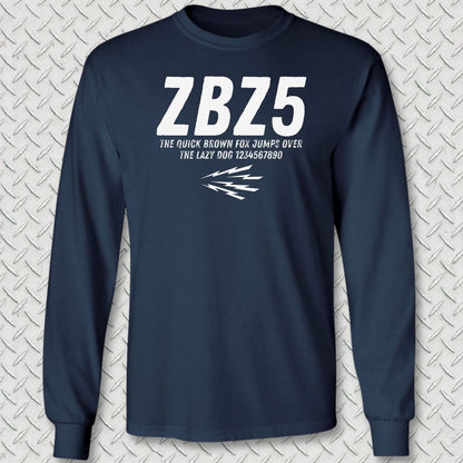 ZBZ5 Long Sleeve Tee - Navy